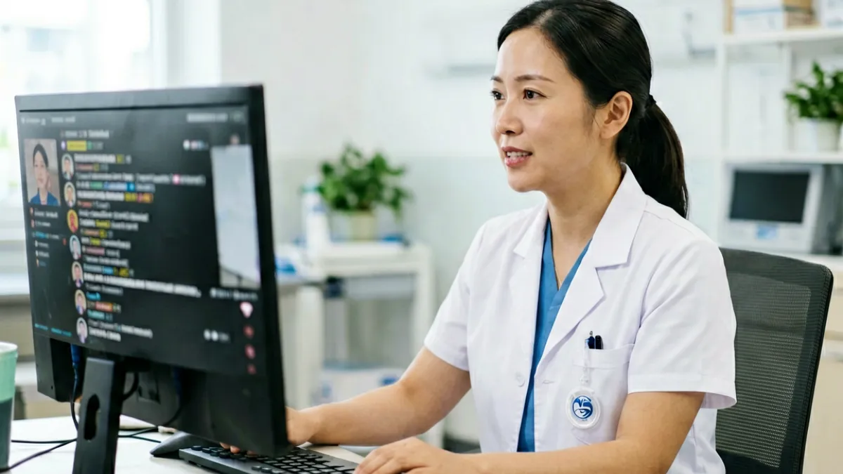 女性私密紧致视频科普直播截图，妇产科医生在线解答观众关于盆底康复的提问